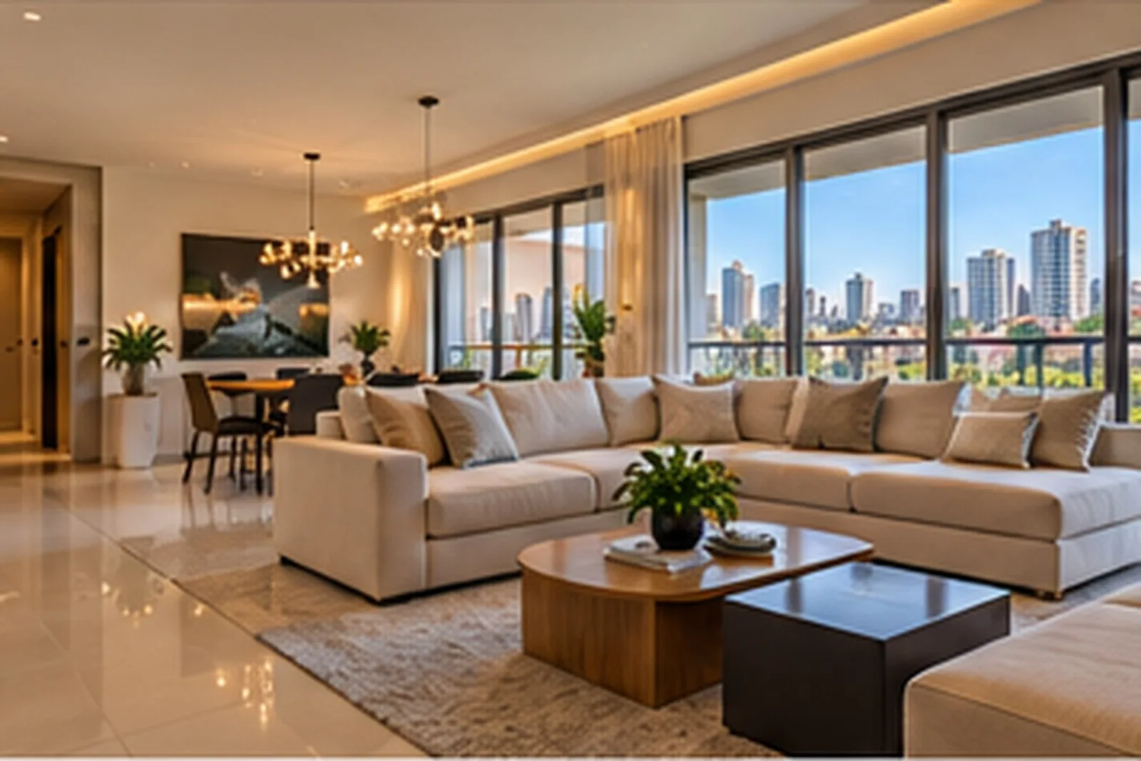 Imóvel mobiliado de 3 quartos premium — Cidade Jardim